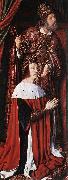 Master of Moulins Pierre de Bourbon and his Patron Saint oil painting artist